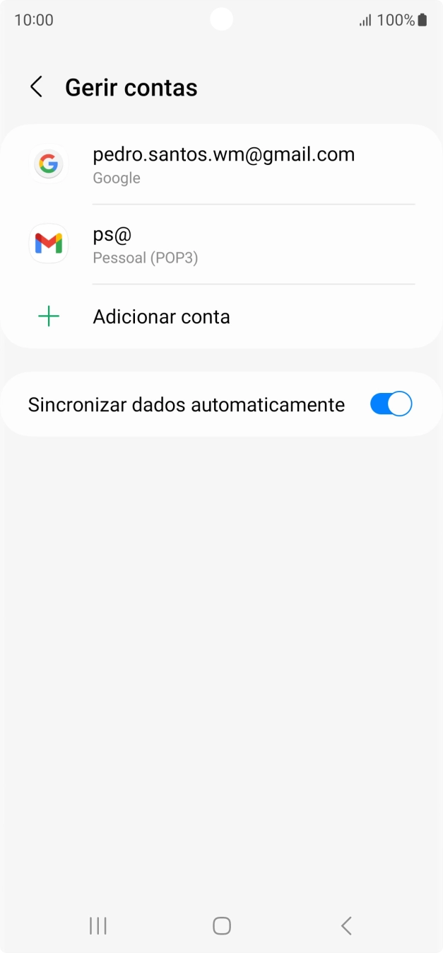 Prima a tecla de início para terminar e voltar ao ecrã inicial.