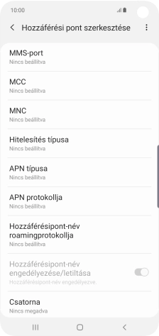 Válaszd az MCC lehetőséget.