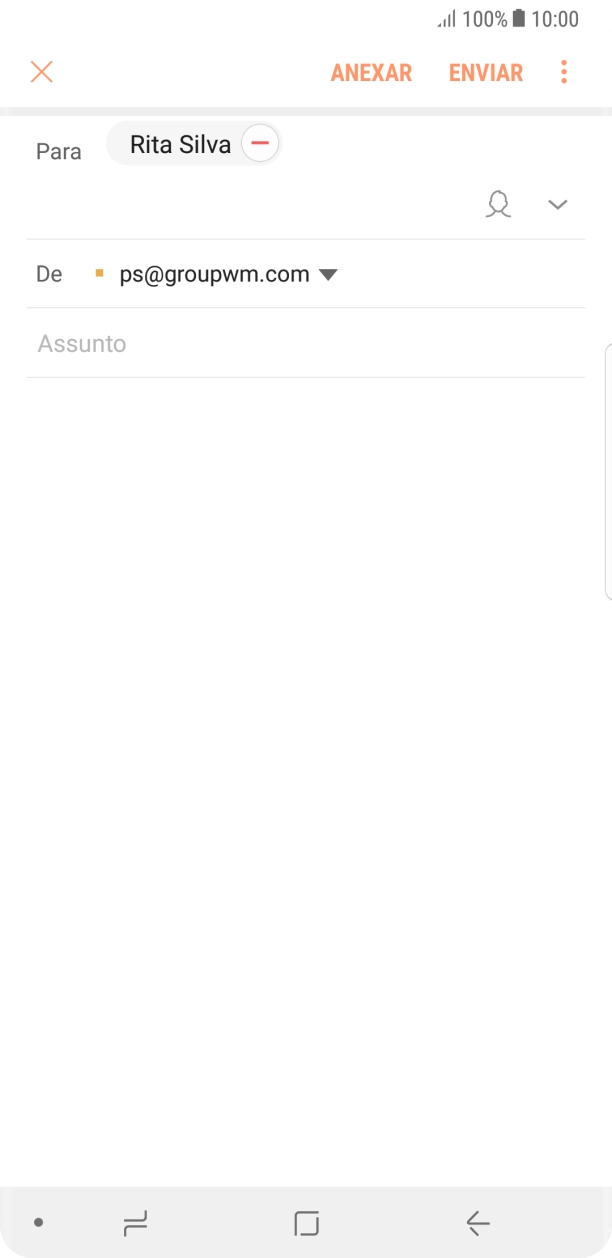 Prima Assunto e introduza o assunto pretendido.