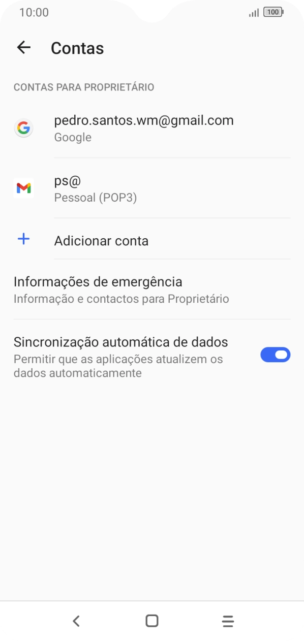 Prima a tecla de início para terminar e voltar ao ecrã inicial.