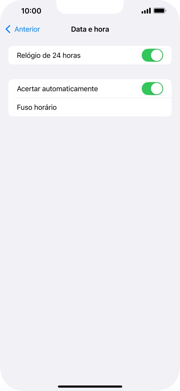 Para voltar ao ecrã inicial, deslize o dedo de baixo para cima a partir da base do ecrã.