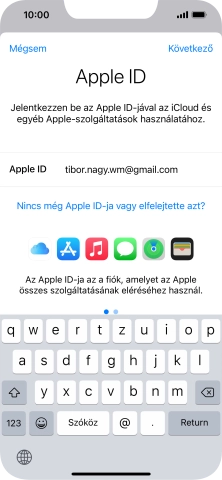 Válaszd a Következő lehetőséget.