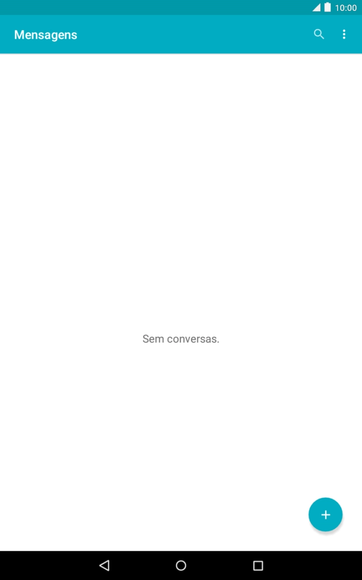 Prima o ícone de menu.