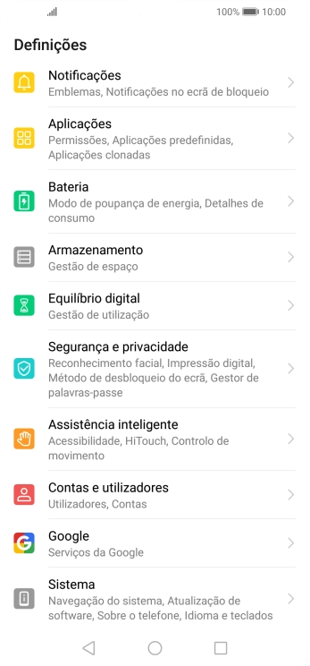 Prima Segurança e privacidade.