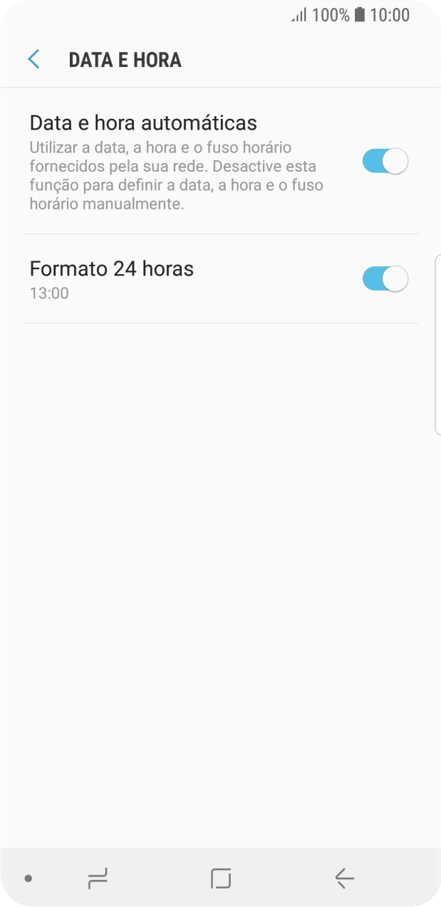 Prima a tecla de início para terminar e voltar ao ecrã inicial.