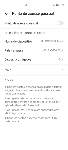 Prima Nome do dispositivo.