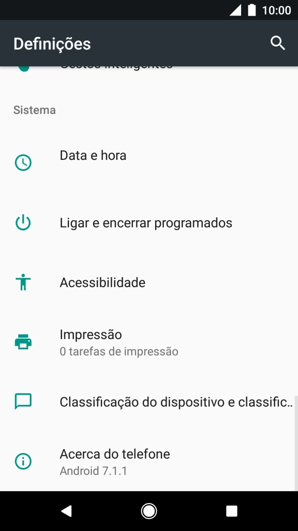 Prima Acerca do telefone.