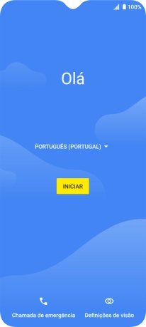 Prima a lista suspensa.