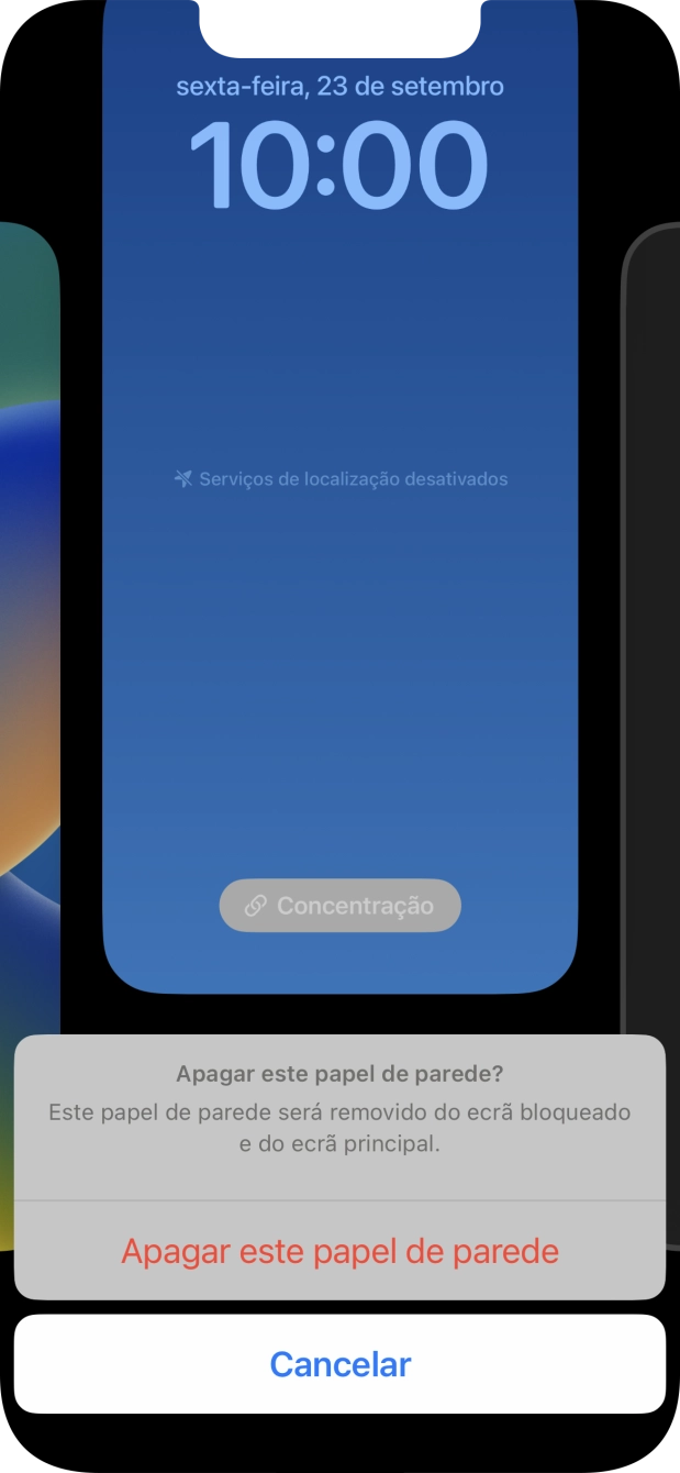 Prima Apagar este papel de parede.