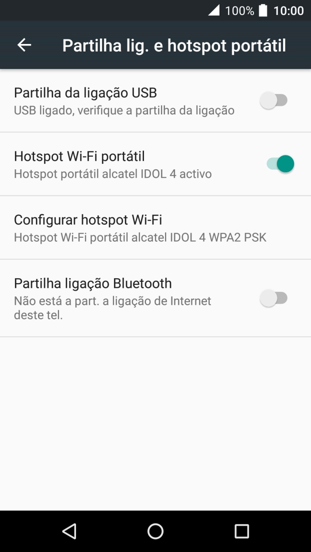 Prima Configurar hotspot Wi-Fi.