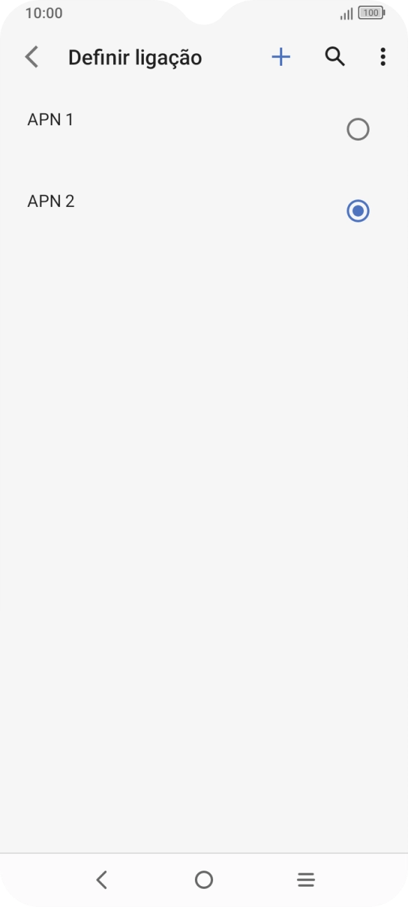 Prima a tecla de início para terminar e voltar ao ecrã inicial.