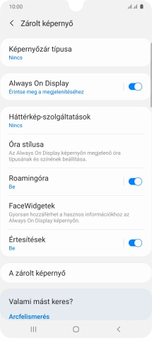 A befejezéshez, és ahhoz, hogy visszatérhess a főképernyőhöz, nyomd meg a főgombot.