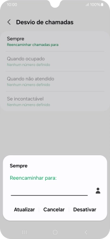 Prima Desativar.