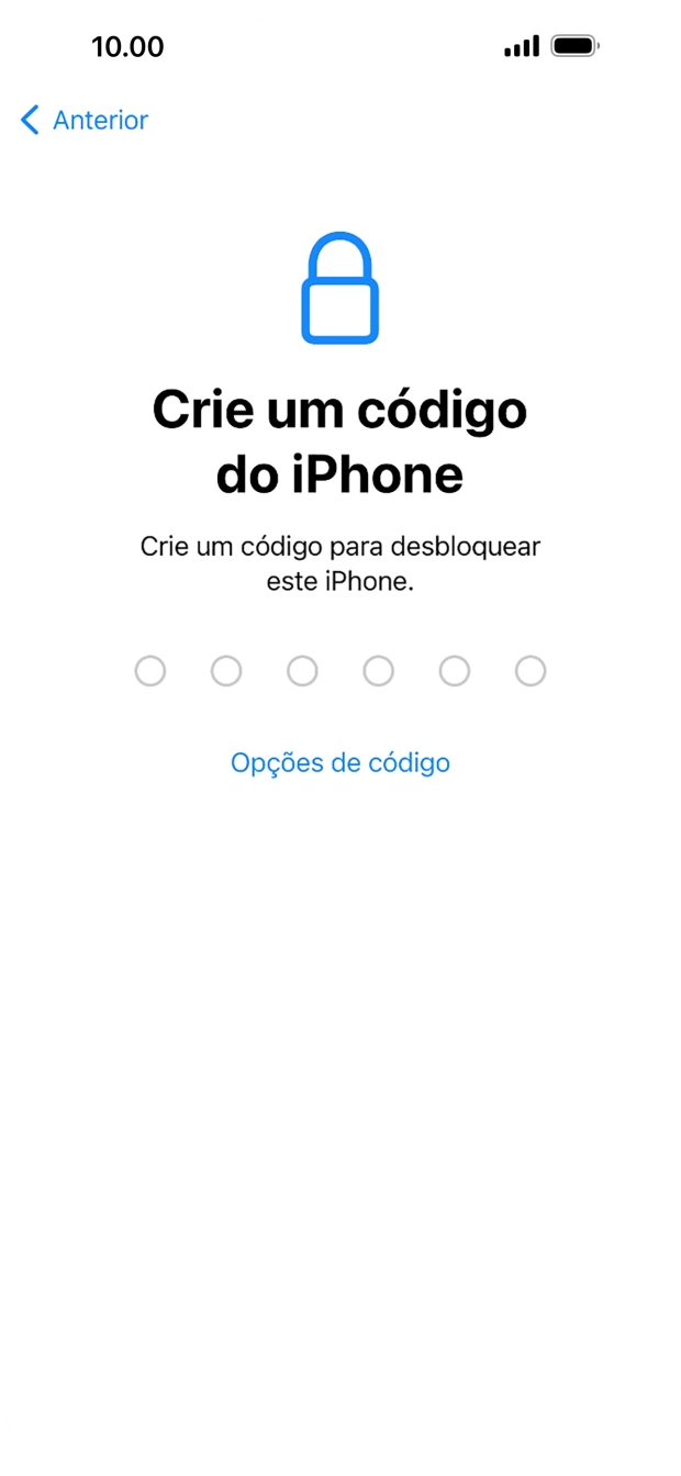Prima Opções de código.