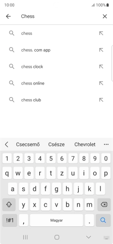 Írd be a keresett alkalmazás nevét vagy kategóriáját, és kattints a keresés ikonra.
