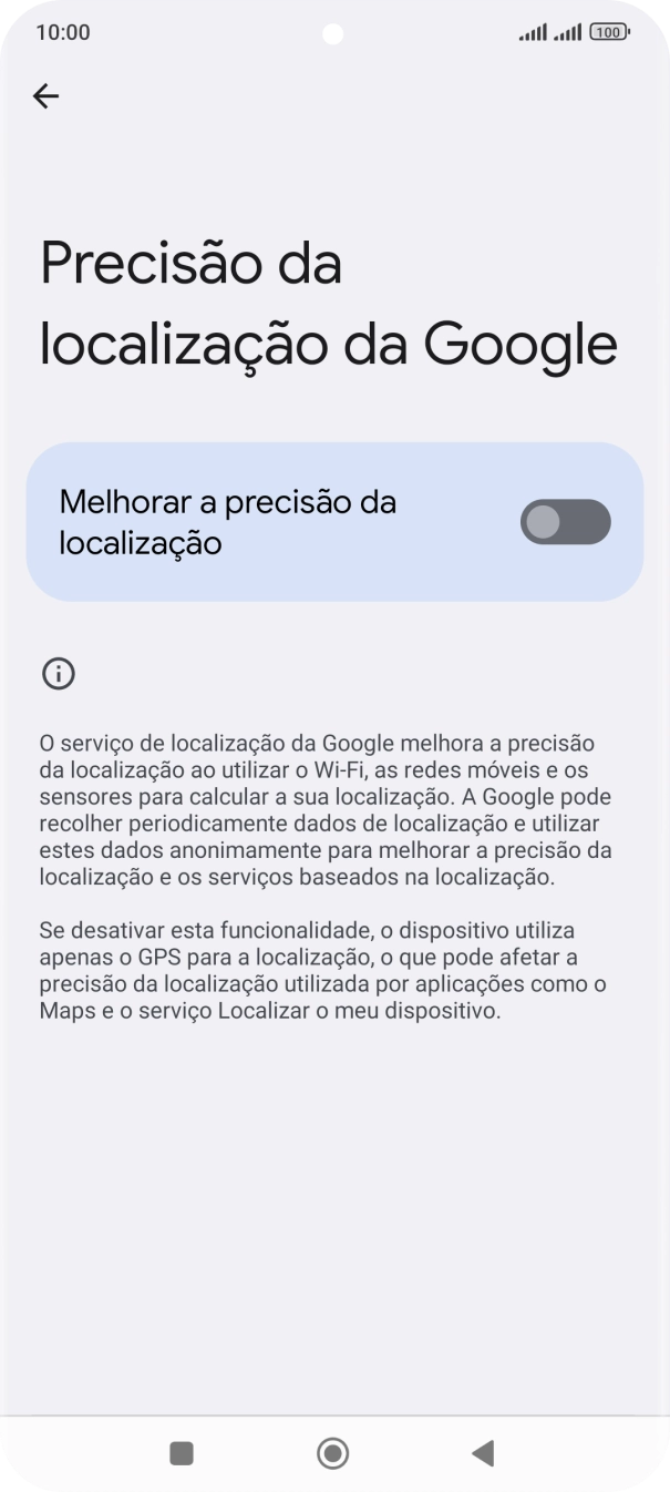 Se premir o indicador junto a 