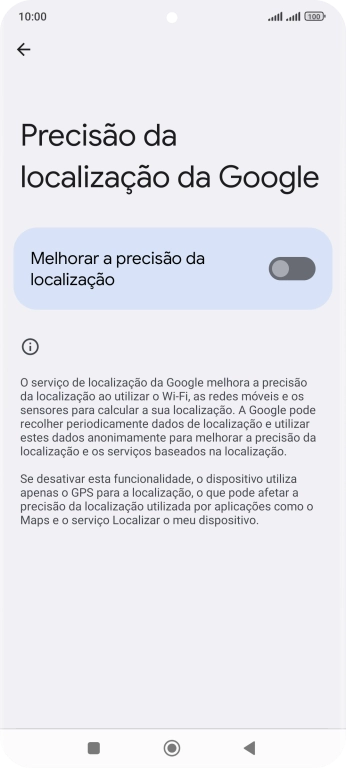 Se premir o indicador junto a 