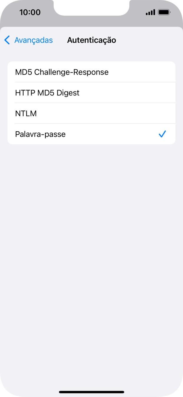 Prima Palavra-passe.