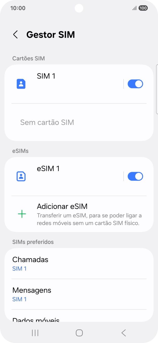 Prima a tecla de início para terminar e voltar ao ecrã inicial.