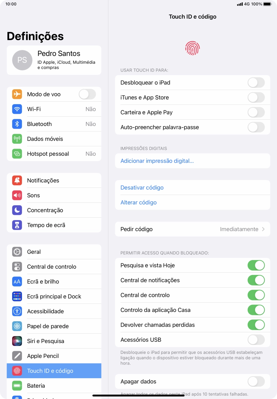 Prima o indicador junto a 