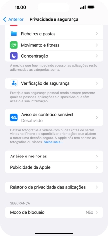 Prima Relatório de privacidade das aplicações.
