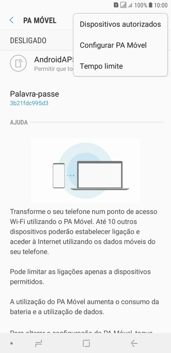 Prima Configurar PA Móvel.