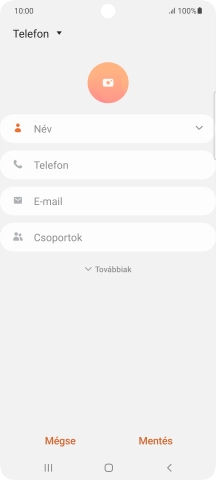 Nyisd le a névjegyzéknél legördülő menüt.
