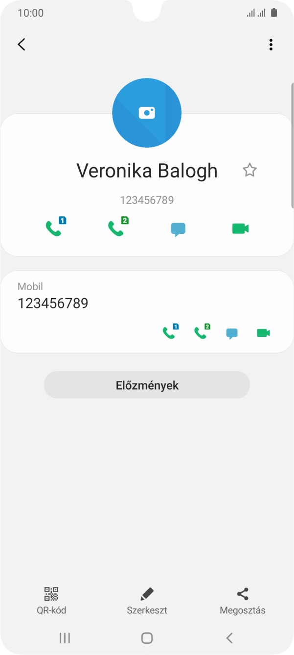 A befejezéshez, és ahhoz, hogy visszatérhess a főképernyőhöz, nyomd meg a főgombot.