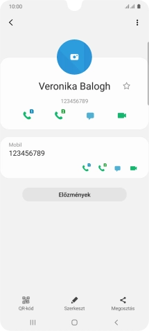 A befejezéshez, és ahhoz, hogy visszatérhess a főképernyőhöz, nyomd meg a főgombot.