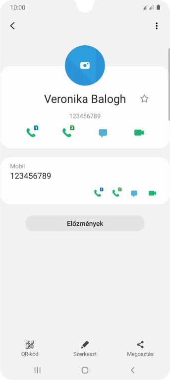 A befejezéshez, és ahhoz, hogy visszatérhess a főképernyőhöz, nyomd meg a főgombot.