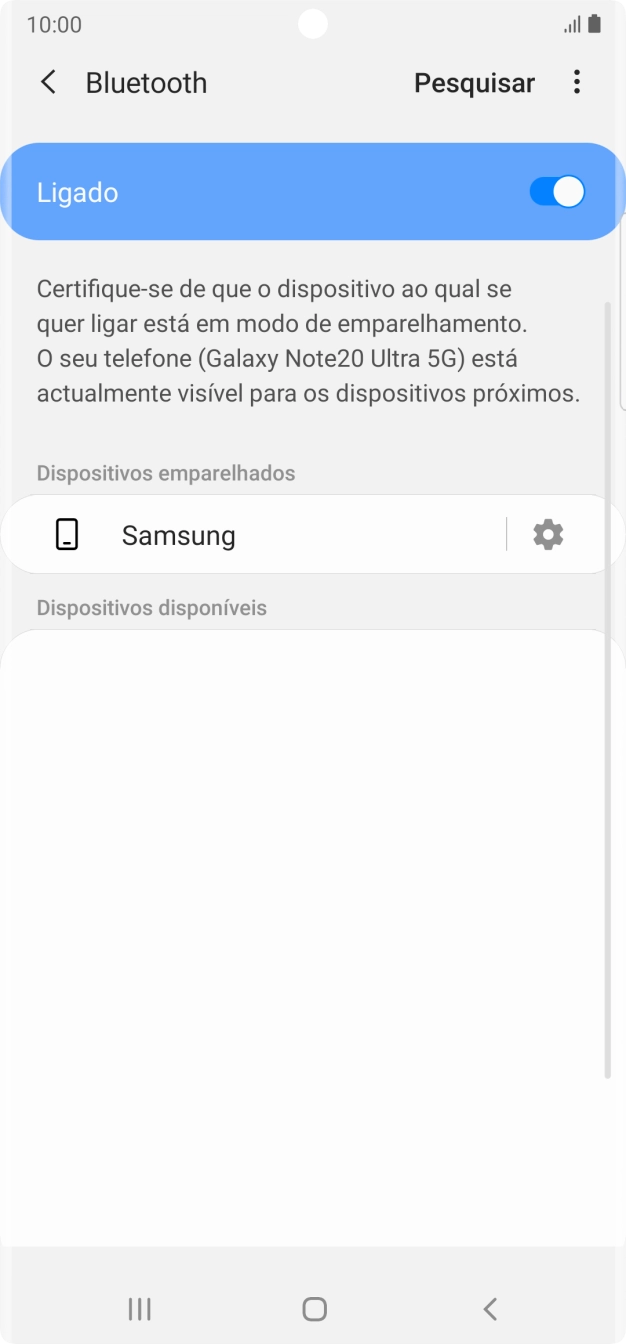 Prima a tecla de início para terminar e voltar ao ecrã inicial.