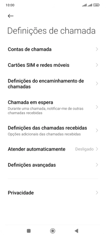 Prima Chamada em espera.