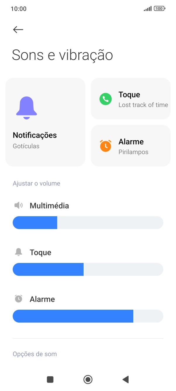 Prima a tecla de início para terminar e voltar ao ecrã inicial.