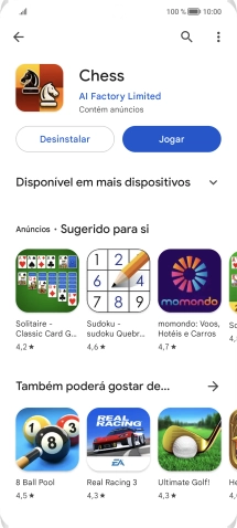 Para voltar ao ecrã inicial, deslize o dedo de baixo para cima a partir da base do ecrã.