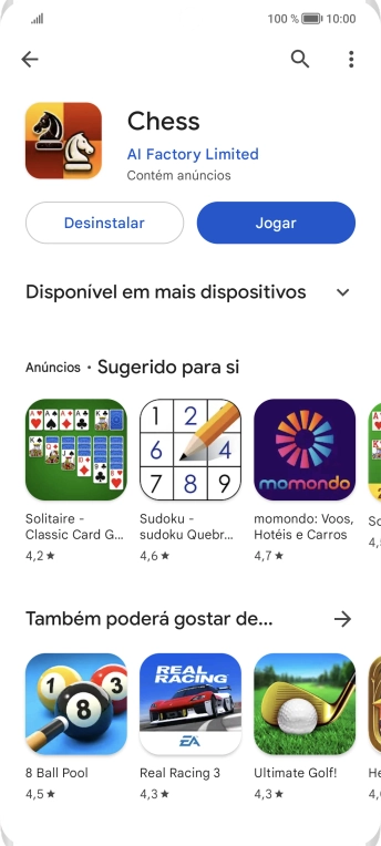 Para voltar ao ecrã inicial, deslize o dedo de baixo para cima a partir da base do ecrã.