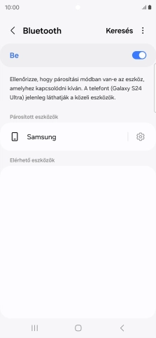 A befejezéshez, és ahhoz, hogy visszatérhess a főképernyőhöz, nyomd meg a főgombot.