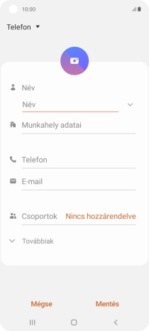 Nyisd le a névjegyzéknél legördülő menüt.