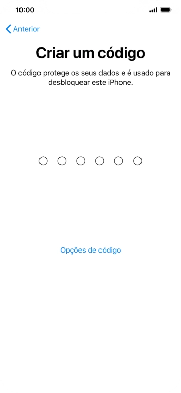 Prima Opções de código.