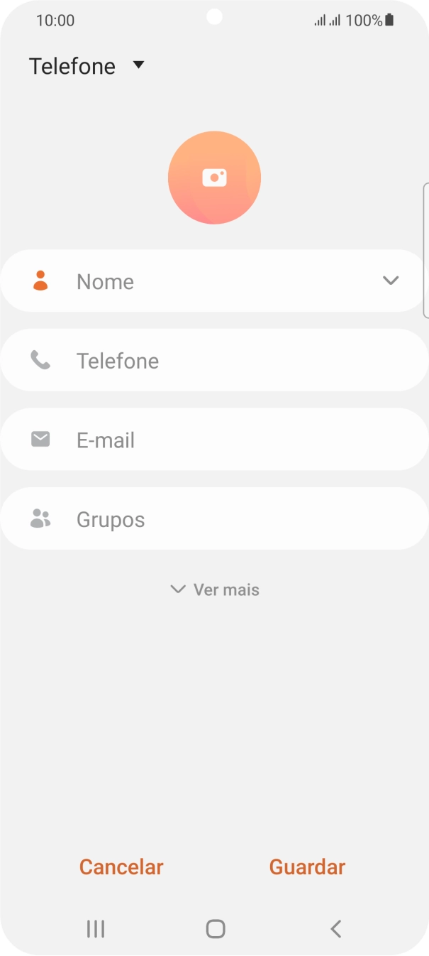 Prima Nome e introduza o nome pretendido.
