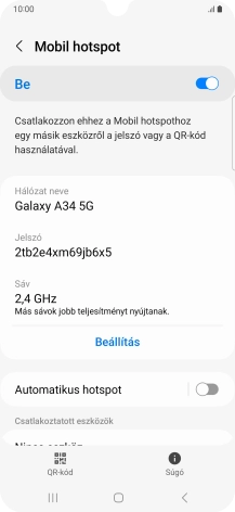 A befejezéshez, és ahhoz, hogy visszatérhess a főképernyőhöz, nyomd meg a főgombot.