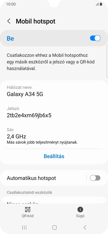 A befejezéshez, és ahhoz, hogy visszatérhess a főképernyőhöz, nyomd meg a főgombot.