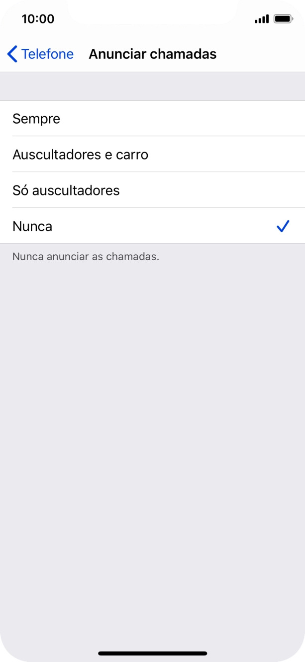 Prima Sempre para ativar a função sempre que o perfil silencioso está desativado.
