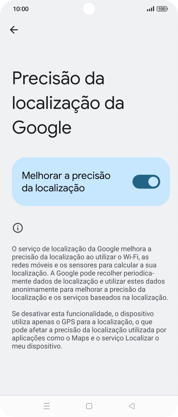 Se premir o indicador junto a 