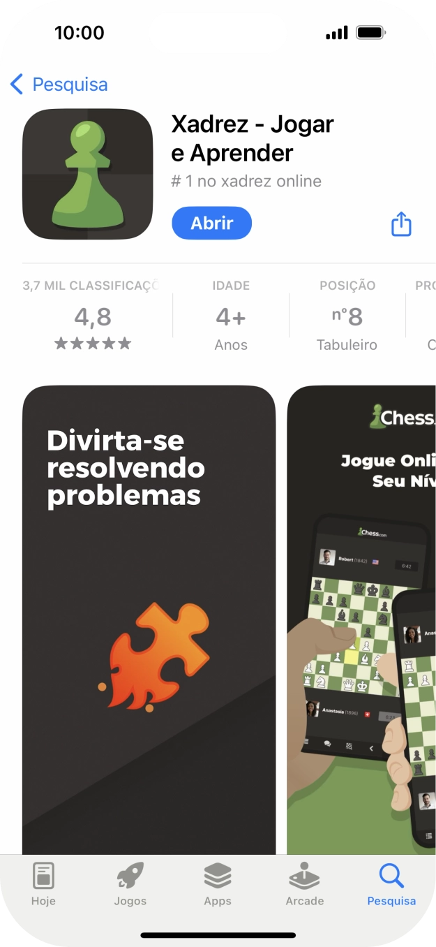 Para voltar ao ecrã inicial, deslize o dedo de baixo para cima a partir da base do ecrã.