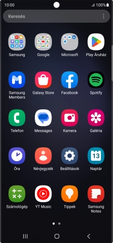 Válaszd a Samsung lehetőséget.