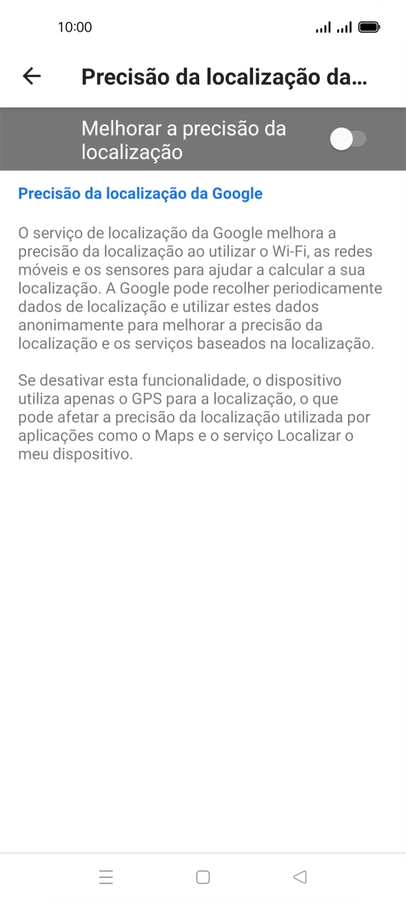 Se premir o indicador junto a 