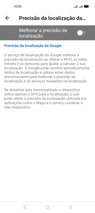 Se premir o indicador junto a 