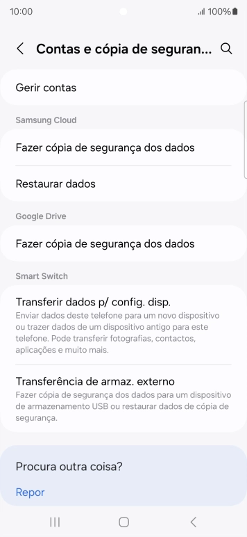 Prima Gerir contas.