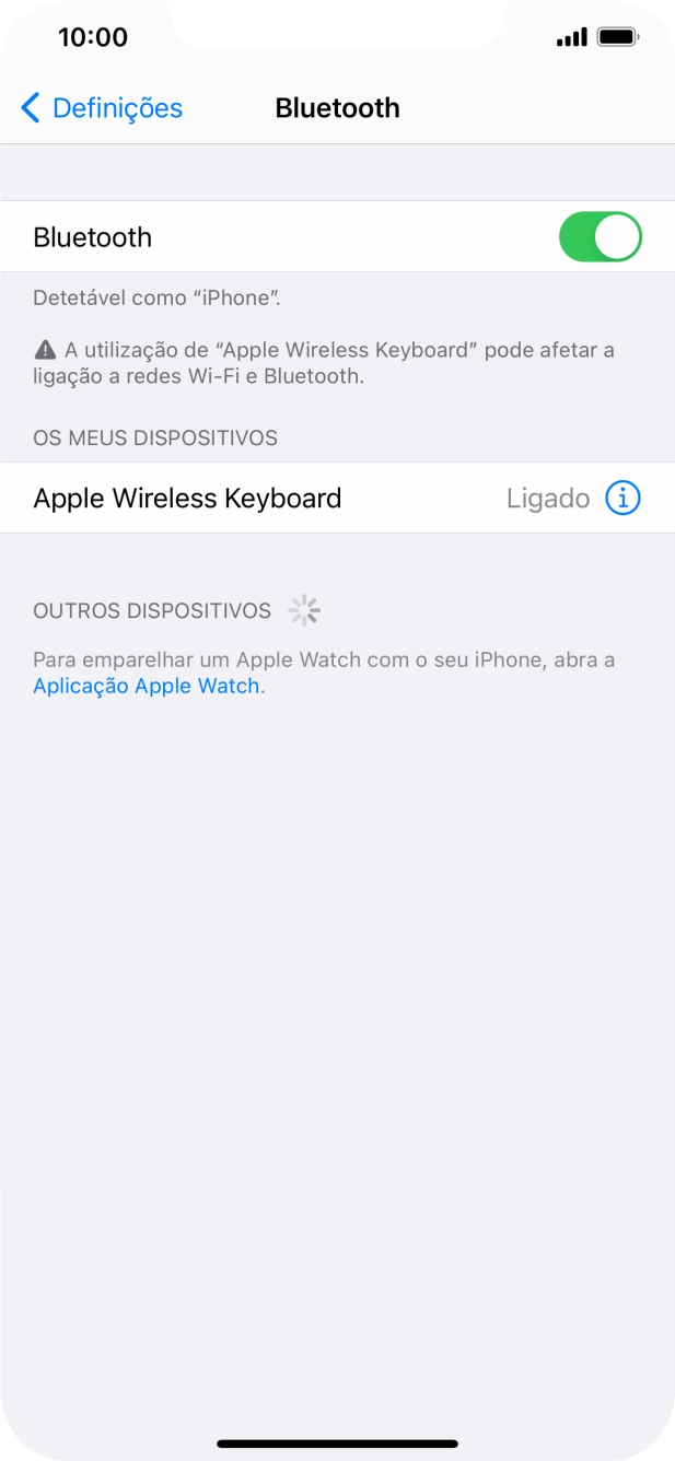 Para voltar ao ecrã inicial, deslize o dedo de baixo para cima a partir da base do ecrã.