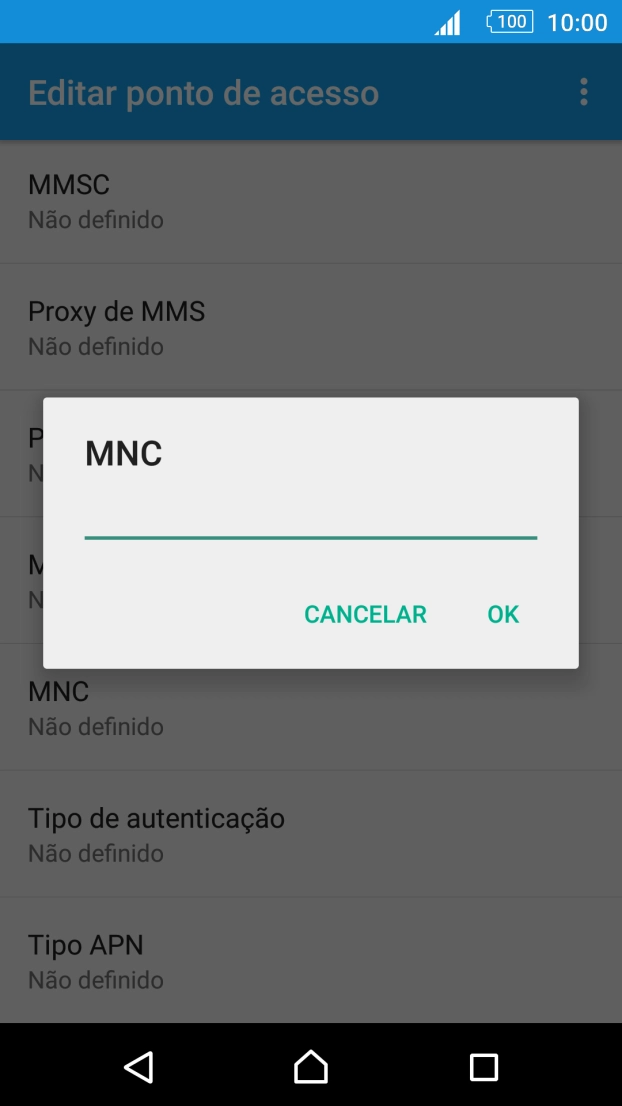 Introduza 01 e prima OK.